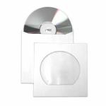 Envelope P/cd /dvd 126x126mm Branco C/janela 03969